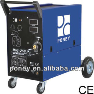 CE DC with wheels mig mag 200/250/300/350A model A/industrial machine/competitive portable welding machine price/welding